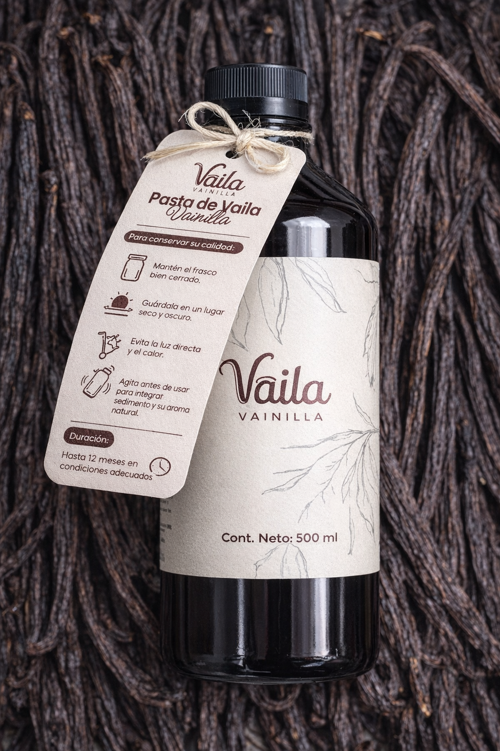 500 ml - Pasta de Vainilla Vaila